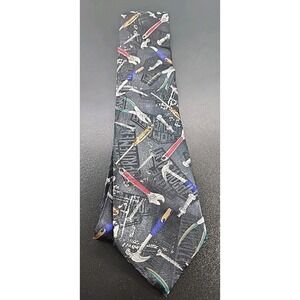 Home Improvement Tooling Around Necktie Dad Gift Fathers Day Tim Allen Vtg USA